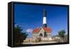 Entrance View, Fire Island Lighthouse-George Oze-Framed Stretched Canvas