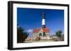 Entrance View, Fire Island Lighthouse-George Oze-Framed Photographic Print