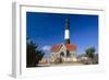 Entrance View, Fire Island Lighthouse-George Oze-Framed Photographic Print