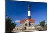 Entrance View, Fire Island Lighthouse-George Oze-Mounted Photographic Print