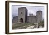 Entrance View of Chateau De Puivert, Languedoc-Roussillon. France, 13th-14th Century-null-Framed Giclee Print