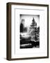 Entrance View to the Wollman Skating Rink of Central Park with a Snow Lamppost-Philippe Hugonnard-Framed Art Print