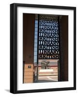 Entranceway the British Library, London, England, United Kingdom-Ethel Davies-Framed Photographic Print