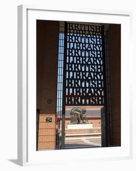 Entranceway the British Library, London, England, United Kingdom-Ethel Davies-Framed Photographic Print