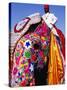 Entrant in Best Dressed Elephant Competition at Annual Elephant Festival, Jaipur, India-Paul Beinssen-Stretched Canvas