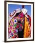 Entrant in Best Dressed Elephant Competition at Annual Elephant Festival, Jaipur, India-Paul Beinssen-Framed Premium Photographic Print