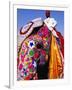 Entrant in Best Dressed Elephant Competition at Annual Elephant Festival, Jaipur, India-Paul Beinssen-Framed Premium Photographic Print