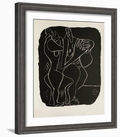 Entre-Deux No. 2-Le Corbusier-Framed Premium Edition