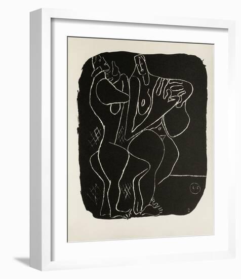 Entre-Deux No. 2-Le Corbusier-Framed Premium Edition