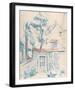 Entre?e de Jardin, date unknown-Paul Cézanne-Framed Art Print