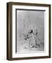 Entreaty in Front of the Cave, 1925-Jean Louis Forain-Framed Giclee Print