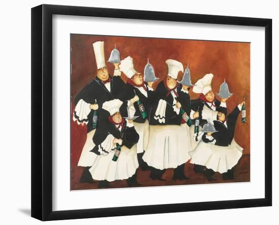 Entree Brigade-Jennifer Garant-Framed Giclee Print