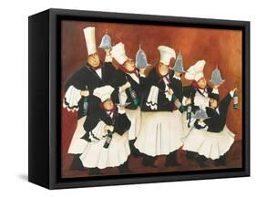 Entree Brigade-Jennifer Garant-Framed Stretched Canvas