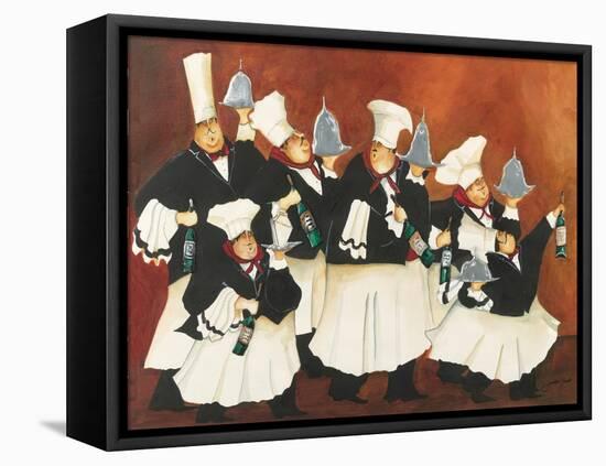 Entree Brigade-Jennifer Garant-Framed Stretched Canvas