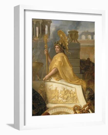 Entrée d'Alexandre le Grand dans Babylone ou Le triomphe d'Alexandre-Charles Le Brun-Framed Giclee Print