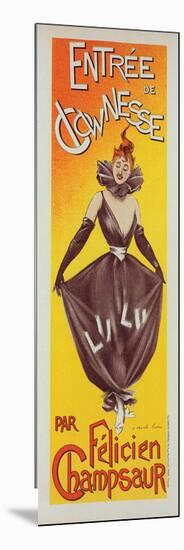 Entrée de Clownesse-Charles Lucas-Mounted Premium Giclee Print