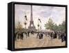 Entrée de l'Exposition Universelle de 1889-Jean Béraud-Framed Stretched Canvas