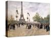 Entrée de l'Exposition Universelle de 1889-Jean Béraud-Stretched Canvas