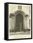 Entree De L'Hotel D'Aubray, Ou Demeurait La Marquise De Brinvilliers, Rue Charles V, No 12-null-Framed Stretched Canvas