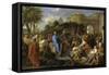 Entrée du Christ à Jérusalem-Charles Le Brun-Framed Stretched Canvas