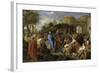 Entrée du Christ à Jérusalem-Charles Le Brun-Framed Giclee Print