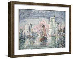 Entrée du port de la Rochelle-Paul Signac-Framed Giclee Print