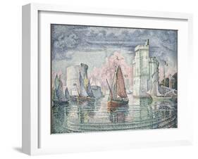 Entrée du port de la Rochelle-Paul Signac-Framed Giclee Print