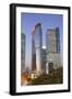 Entreprise Square Three at Dusk, Kowloon Bay, Kowloon, Hong Kong, China, Asia-Ian Trower-Framed Photographic Print