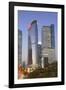 Entreprise Square Three at Dusk, Kowloon Bay, Kowloon, Hong Kong, China, Asia-Ian Trower-Framed Photographic Print