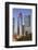 Entreprise Square Three at Dusk, Kowloon Bay, Kowloon, Hong Kong, China, Asia-Ian Trower-Framed Photographic Print