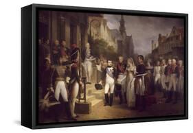 Entrevue de Napoléon Ier et de la reine Louise de Prusse à Tilsitt, le 6 juillet 1807-Nicolas Gosse-Framed Stretched Canvas
