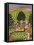 Entrevue de Shah Jahan avec Dara Shekuh-null-Framed Stretched Canvas