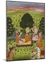 Entrevue de Shah Jahan avec Dara Shekuh-null-Mounted Giclee Print