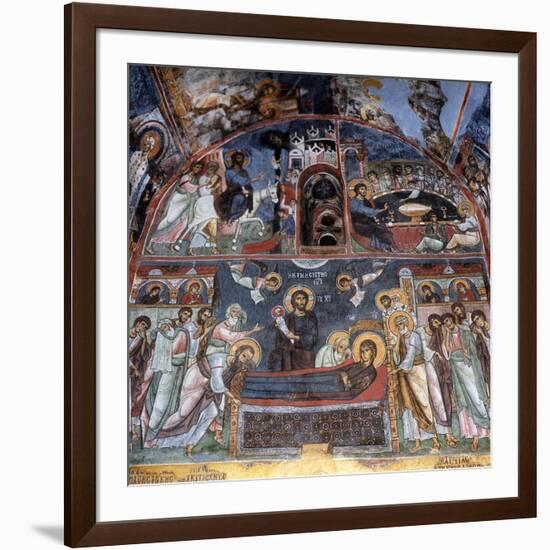 Entry into Jerusalem, Last Supper and Dormition-null-Framed Giclee Print