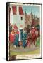 Entry into Paris of King Jean II-Jean Fouquet-Framed Stretched Canvas