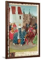 Entry into Paris of King Jean II-Jean Fouquet-Framed Giclee Print