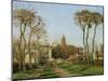 Entry into the Village of Voisins (Yvelines), 1872-Camille Pissarro-Mounted Giclee Print