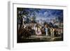 Entry of Alexander the Great into Babylon, 331 Bc, (18th Centur)-Johann Georg Platzer-Framed Giclee Print