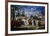 Entry of Alexander the Great into Babylon, 331 Bc, (18th Centur)-Johann Georg Platzer-Framed Giclee Print