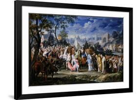 Entry of Alexander the Great into Babylon, 331 Bc, (18th Centur)-Johann Georg Platzer-Framed Giclee Print