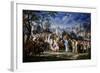 Entry of Alexander the Great into Babylon, 331 Bc, (18th Centur)-Johann Georg Platzer-Framed Giclee Print