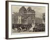 Entry of Alfonso XII into Madrid, Triumphal Arch in the Calle De Alcala-null-Framed Giclee Print