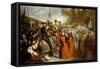 Entry of Charles VII into Rouen, 10 November 1449-Henri Decaisne-Framed Stretched Canvas