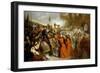 Entry of Charles VII into Rouen, 10 November 1449-Henri Decaisne-Framed Giclee Print