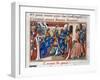 Entry of Charles VII into the City of Paris, 12 November 1437, (C148)-null-Framed Giclee Print