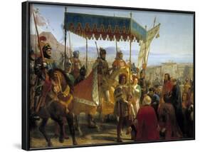 Entry of Charles VIII into Naples, May 12Th, 1495, by Feron Eloi-null-Framed Photographic Print