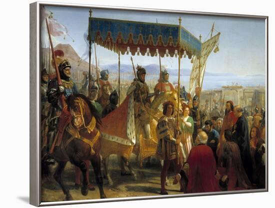 Entry of Charles VIII into Naples, May 12Th, 1495, by Feron Eloi-null-Framed Photographic Print