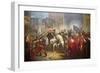 Entry of Charles VIII-Giuseppe Bezzuoli-Framed Giclee Print