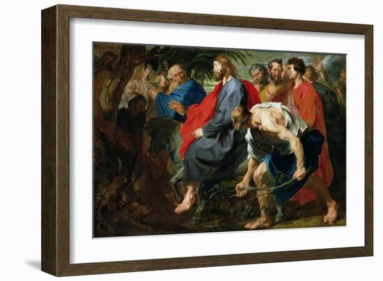 Entry of Christ into Jerusalem, C.1617-Sir Anthony Van Dyck-Framed Giclee Print