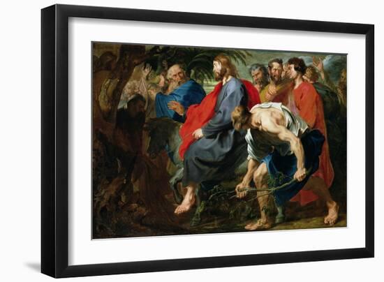 Entry of Christ into Jerusalem, C.1617-Sir Anthony Van Dyck-Framed Giclee Print